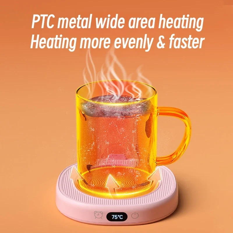 110V/220V Cup Heater Coffee Mug Warmer Electric Heating Pad Warmer Coaster 3 Gears Temperature Plate Heater For Tea Milk Water