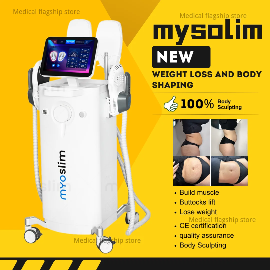 

mysolim Ultra Shape and Weight Loss Device 15 Tesla Electromagnetic Wave Muscle Enhancement and Slimming Device Body and Sculpti