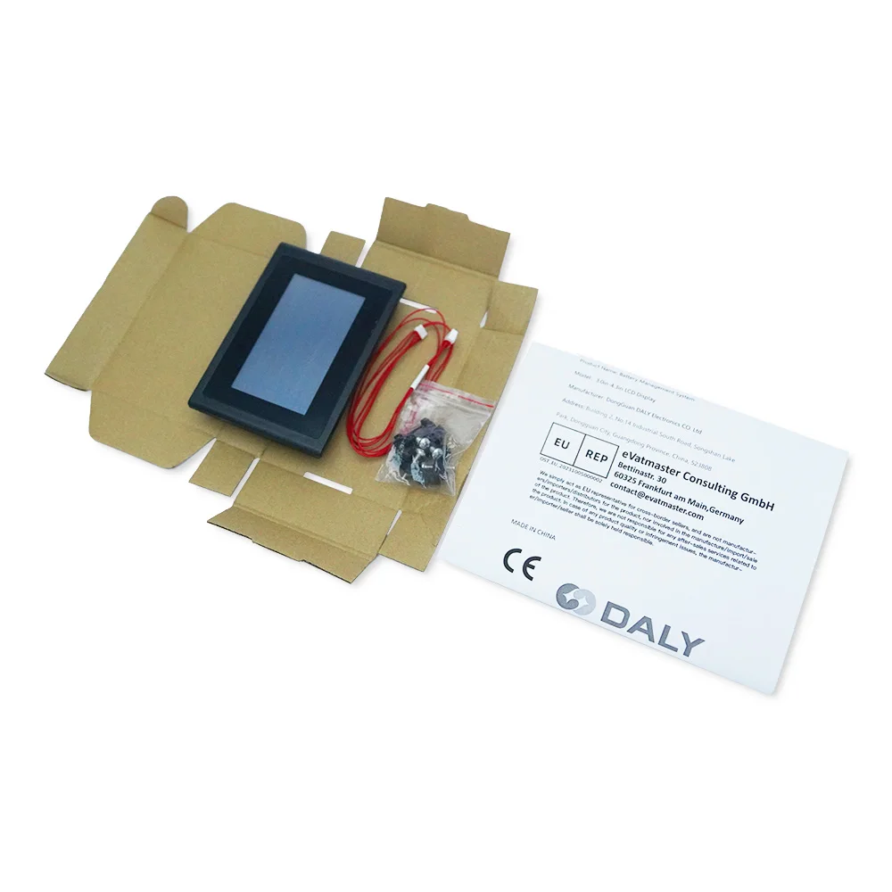 

Daly BMS Accessories 4.3in LCD Screen UART RS485 for DalyBMS Red Blue Black BMS