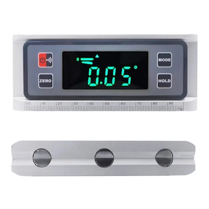 Digital Horizontal Protractor 360 Degree Goniometer Inclinometer 3 Magnet V-slot Base With Backlight