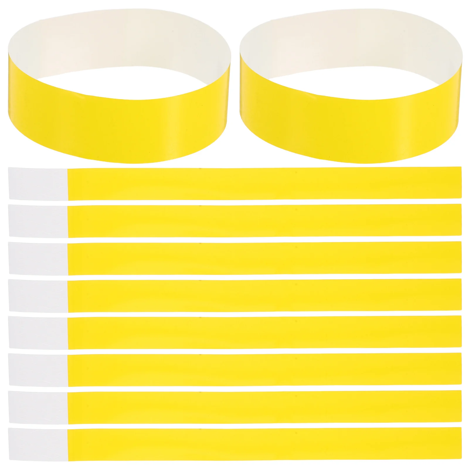 

100 Pcs Pet Tag Collar Dog Id Band Cat Collars with Tags Name Yellow Diy