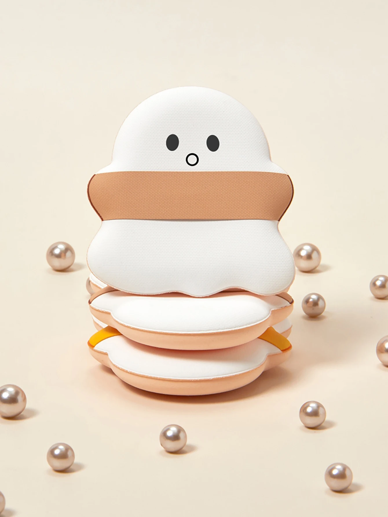 Nuvens bonitos cosméticos puff almofada de ar beleza esponja lavagem rosto puff feminino fundação em pó maquiagem beleza esponja makup esponja