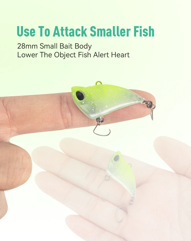 Kingdom Micro Expert Sinking Vibe Lure 2,6 g 3,5 g künstlicher harter Köder, lippenlos, schnelle Vibration, harte Wobbler zum Barschangeln – Detail 11