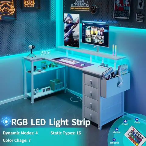 10 best sales L-format skrivbord - №2