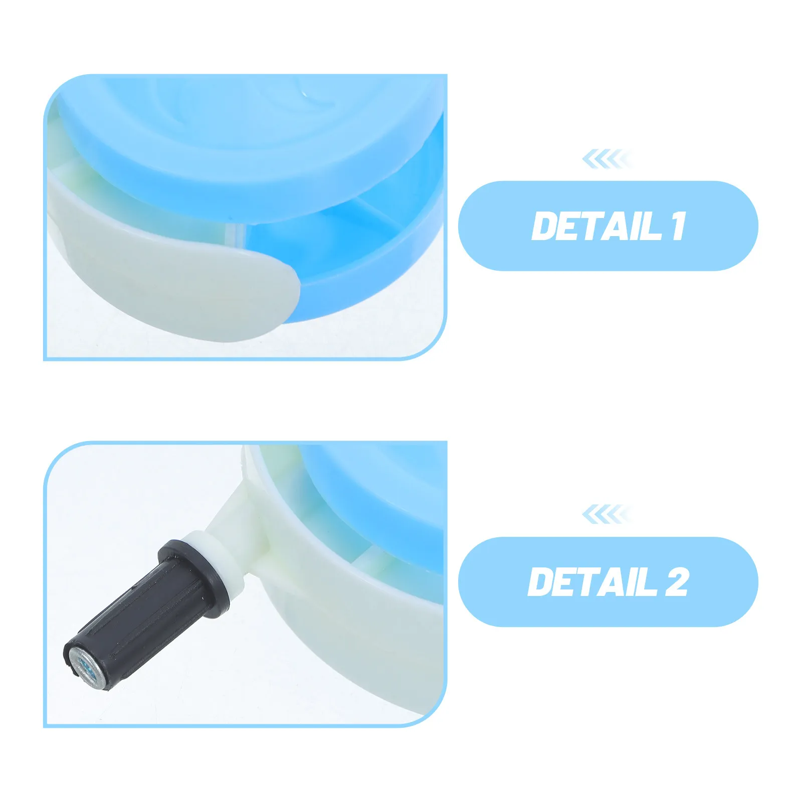 4Pcs Baby Stroller Wheels Replacement Plastic Caster Universal Swivel Back Push in Straight Insert Easy Install Walker Wheel