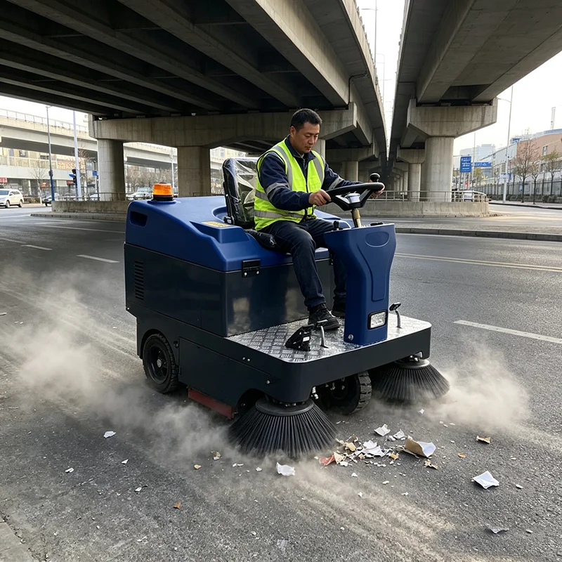 Street Sweeper Electric Road Sweeper Truck for Municipal Sanitation Work
