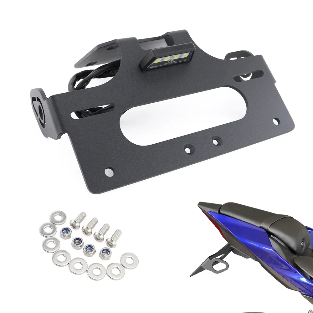 NEW Motorcycle Tail Tidy Fender Eliminator License Plate Holder Bracket YZF R15 R150 2008-2025 R15 V3 V4 2017-2025 For Yamaha