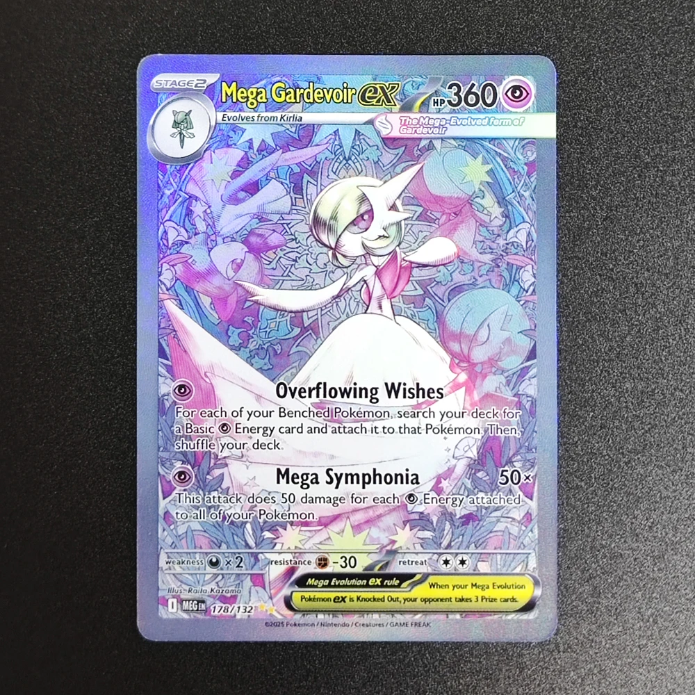 DIY PTCG English Gengar Minikyu Charizard Pikachu Lucario Reshiram Victini Umbreon Mewtwo Latia Hobby Collection Flash Card Toy