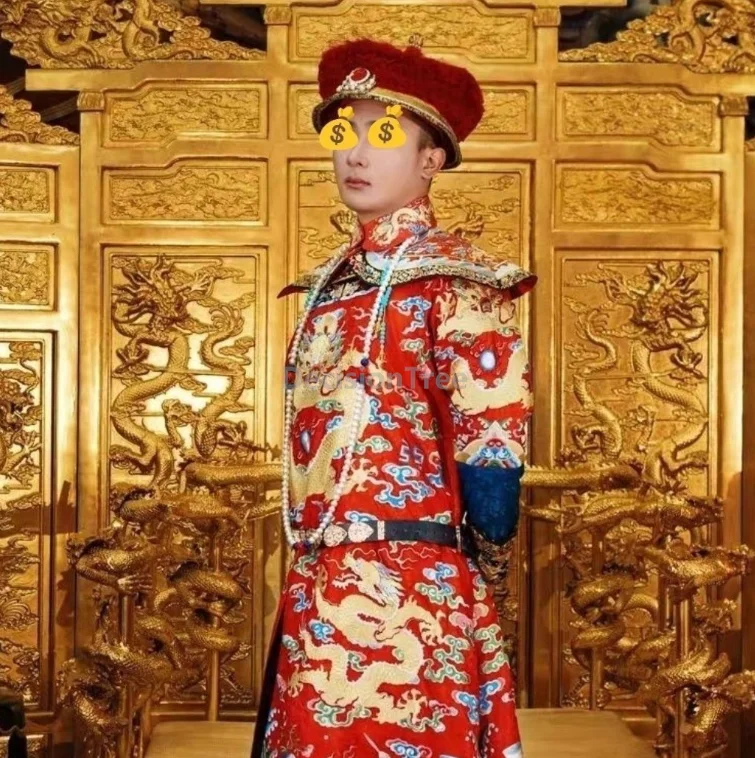 2026 emperor dragon robe chinese drame costume emperor classic hanfu gorgeous elegant high end temperament men's hanfu outfit