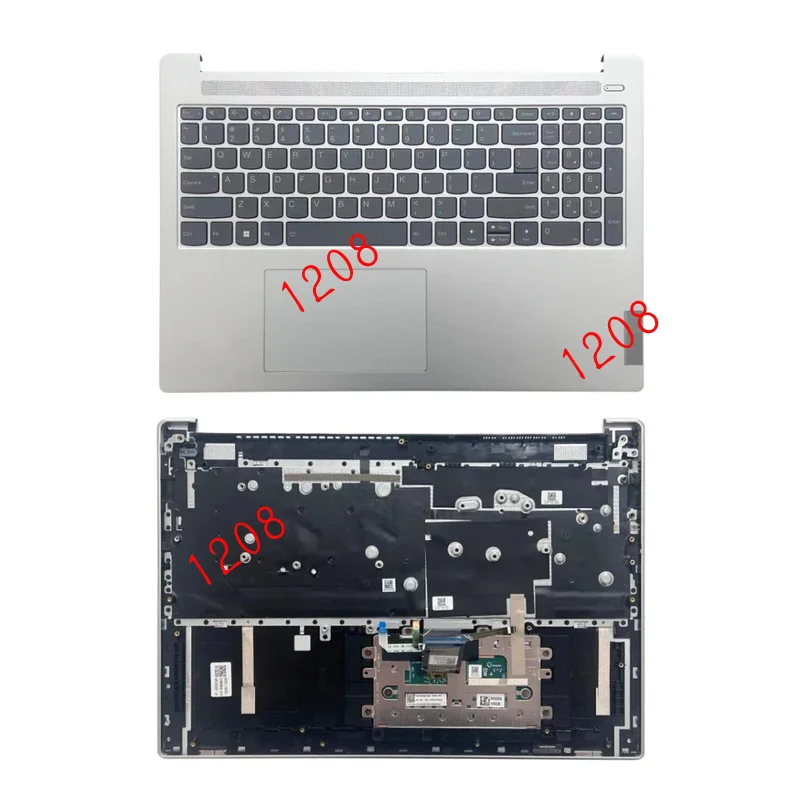 نمط معدني لجهاز Lenovo IdeaPad Slim 5 16iah8 16irl8 16abr8 غطاء علوي للكمبيوتر المحمول مسند راحة اليد لوحة مفاتيح بإضاءة خلفية ap71j 000501