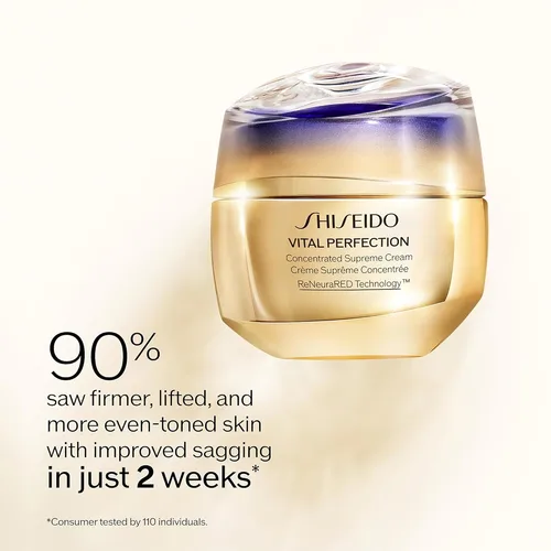Imagen 2 del producto SHISEIDO Vital Perfection Cream SPF 30 (15 ml/50 ml), para pieles normales a secas: levantarse y firmes visiblemente, cuidado de la piel japonés original
