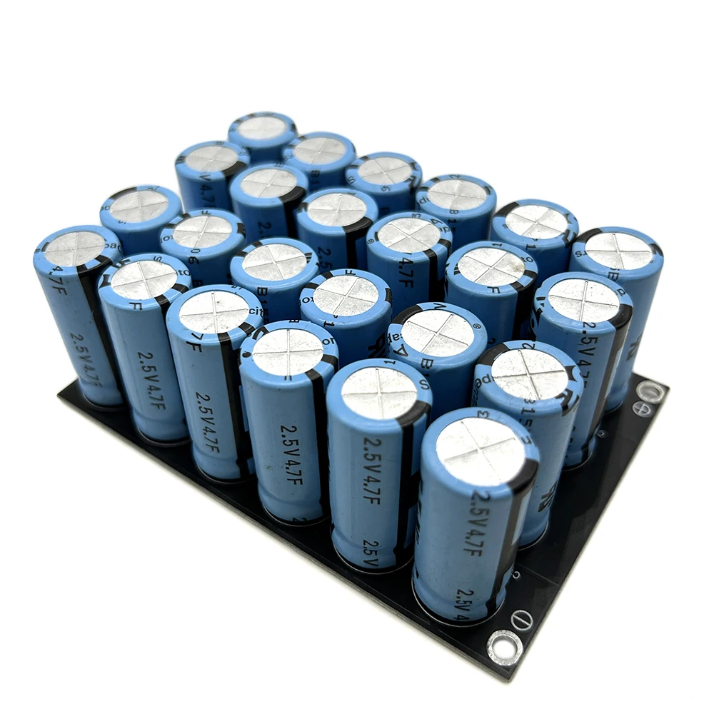 1Set ETN 60V0.2F Series Connection Bank Large Current 2.5V4.7F 24Pcs Automobile Rectifier Module For Backup Power Supply