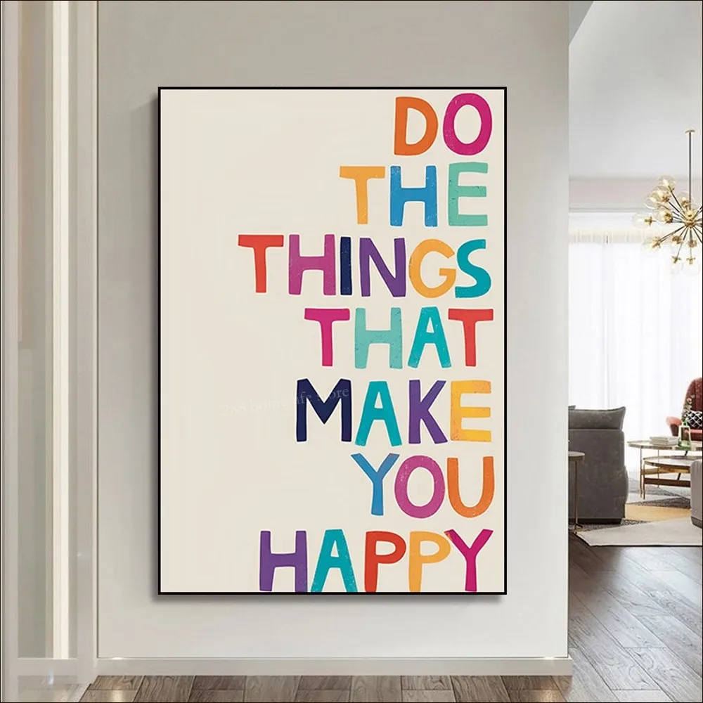 Motivational Quotes Art Poster Classic Anime Poster Fancy Wall Sticker For Living Room Bar Decoration Decor Art Wall Stickers