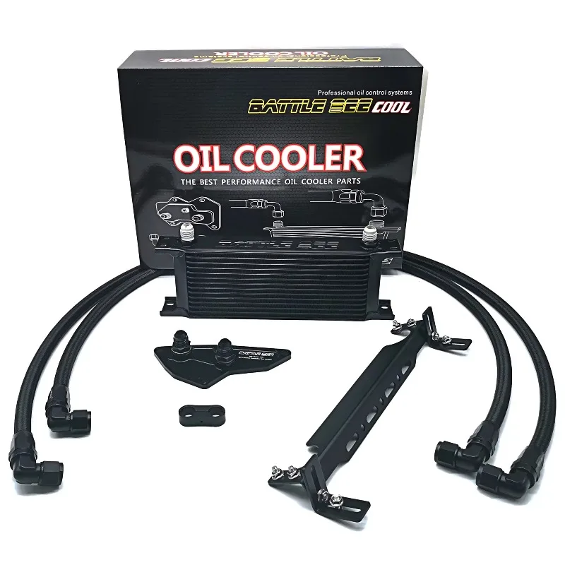 

1 Set N54 Oil Cooler Kit N55 E92 E93 135i 335i 3 Series 13-row Black for E90 Oil Cooler Aluminum OEM Service Radiator