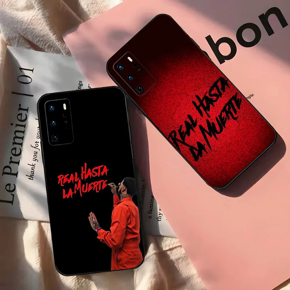 A-Anuel AA Real Hasta La M-Muerte Phone Case For Samsung Galaxy A13,21s,22,31,32,52,53,71,80,91 Black Soft Cover