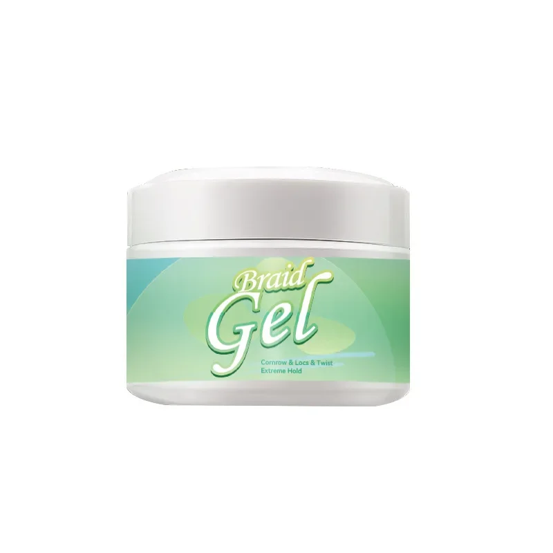 Braid Gel Strong Hold Hair Braid Styling Wax Moisturizing Long-Lasting Non-Greasy No Flaking for Braiding Hair Dreadlocks Locs T