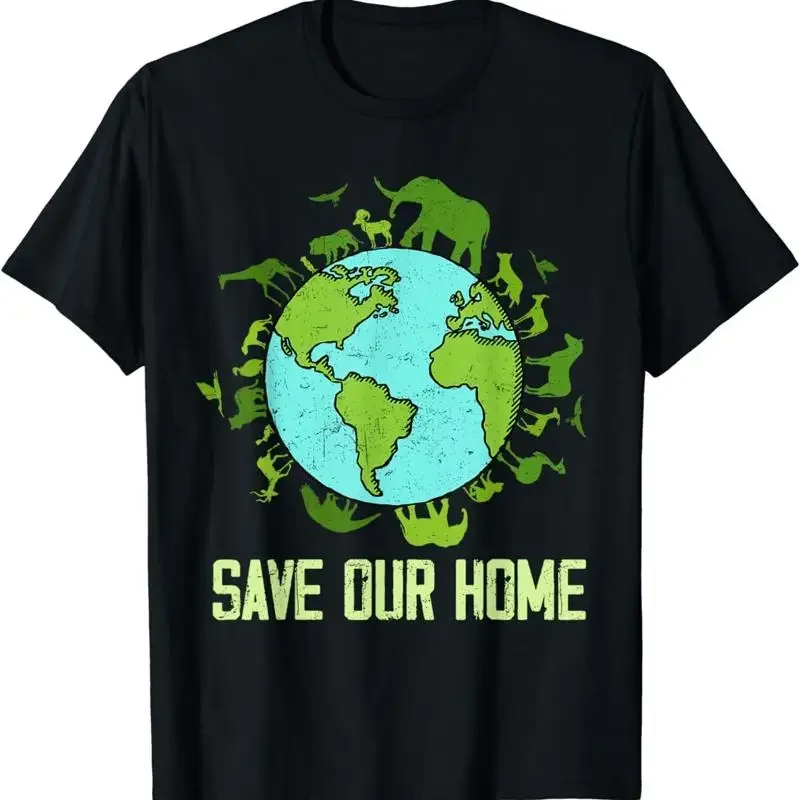 Save Our Home Animals Wildlife Conservation Earth Day 2024 T Shirt