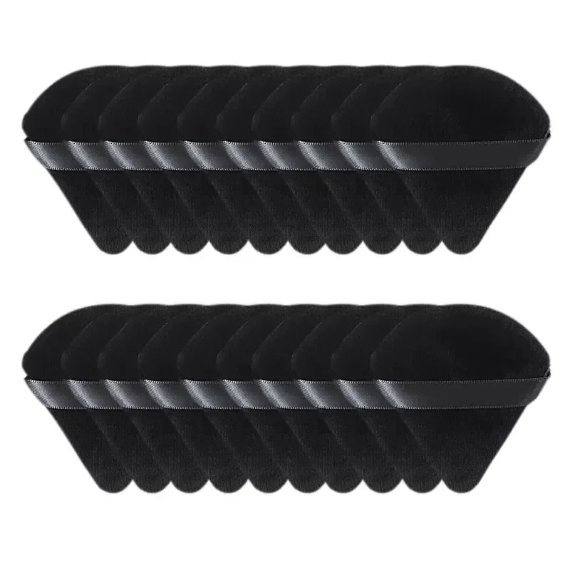 2/5/10/20 قطعة مثلث المخملية البيتزا الوجه مستحضرات التجميل الإسفنج خفيفة الوزن ماكياج الدقيق أداة صغيرة قابل للغسل ماكياج مسحوق نفخة #6