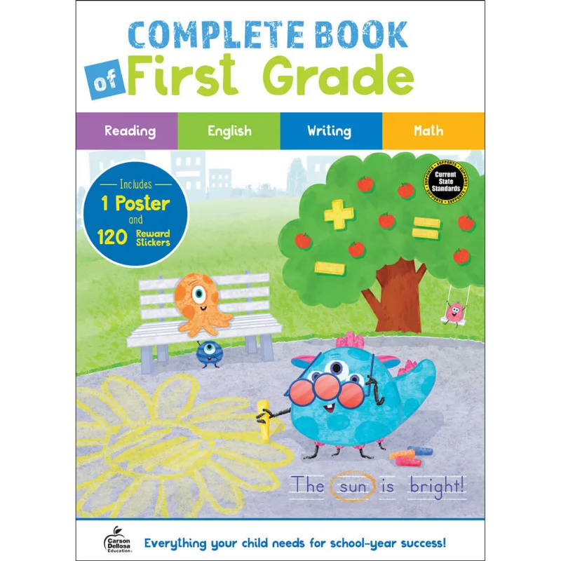 Carson Dellosa The Complete Book Of First Grade Workbook Carson Dellosa Education Carson Dellosa Education 9781483862385 Book