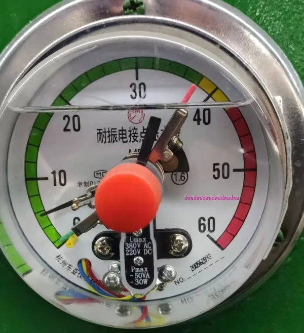 

YNXC100ZT shock-proof shock-proof electric contact pressure gauge 40 60MPa Oil pressure gauge