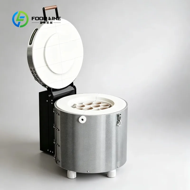 Desktop Electric Pottery Kiln Home Use Ceramic Firing Kiln Small Intelligent Tabletop Kiln for Pottery Artist Beginners Studio