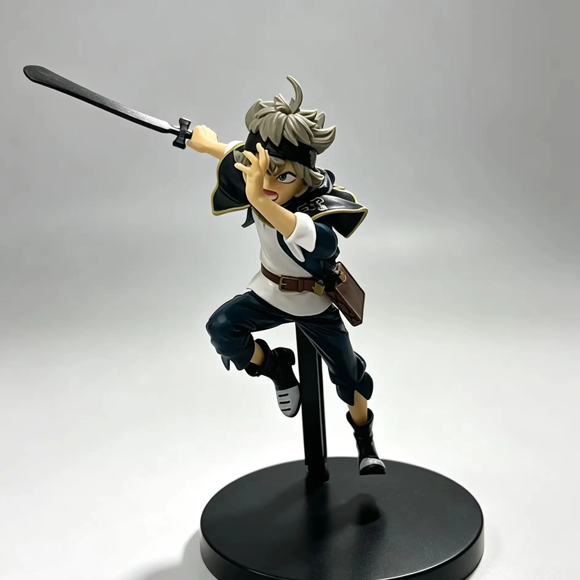 Black Clover Asta Battle Standing Figure Anime PVC Model Doll Desktop Car Dashboard Ornament Collectible Display Decoration Gift view 4