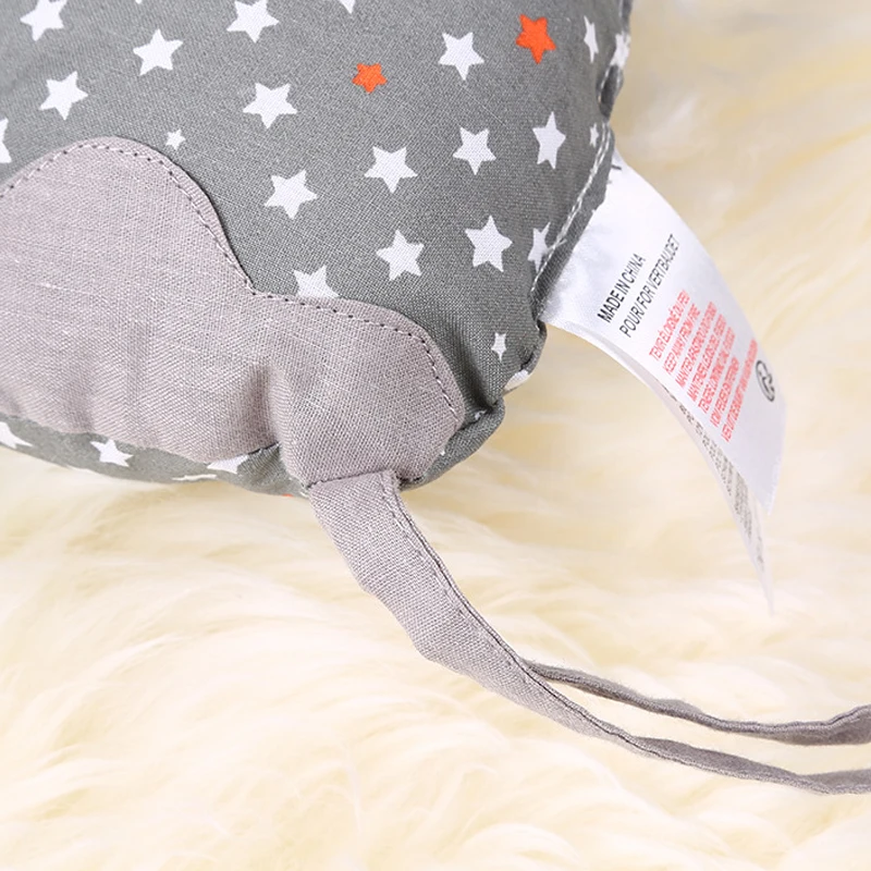 Baby Bed Bumper Cushion Cotton Cartoon Elephant Infant Crib Bumper Soft Baby Bedding Around Protector Room Decoration 6PCS/Set