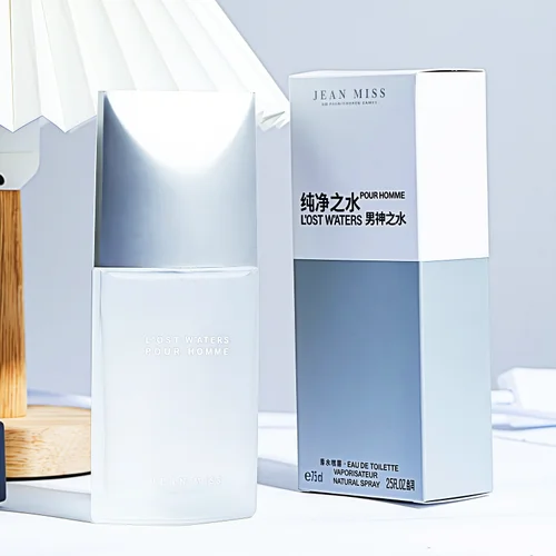 Imagen 2 del producto Perfume para hombre de marca de 75ml Woody Spray Flirting Feromone Woody fruta floral Fragancia ligera de larga duración, regalo de fecha de un caballero