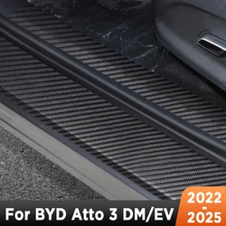 For BYD Atto 3 YUAN PLUS DM-i EV 2022 2023 2024 2025 Car Door Sills Scuff Plate Threshold Protector Interior Accessories