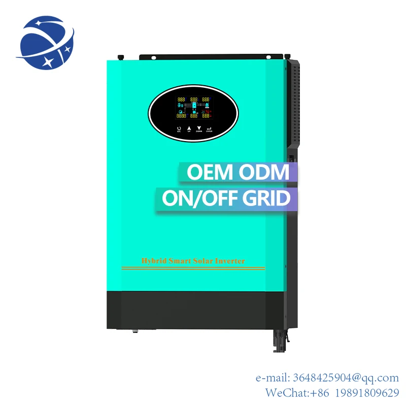 YYHCSNADI 6.2KW 48VDC 230VAC 120A On Off Grid Tie Hybrid Solar Inverter