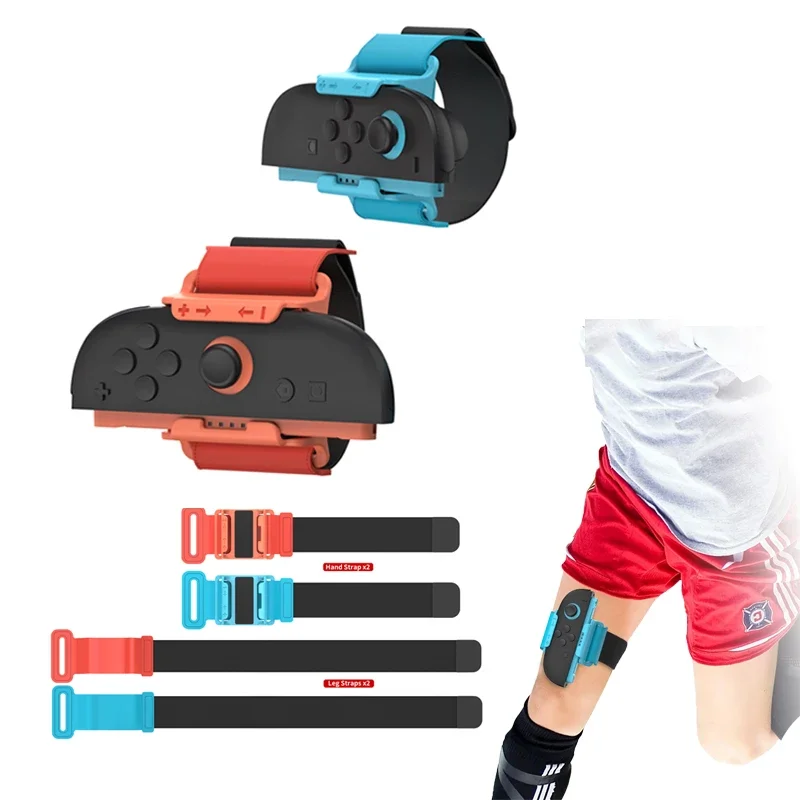 For Switch 2 Wrist Straps Leg Straps for Switch 2 Joy-Con Gamepads Adjustable Game Bracelet Leg Strap Game Accessories