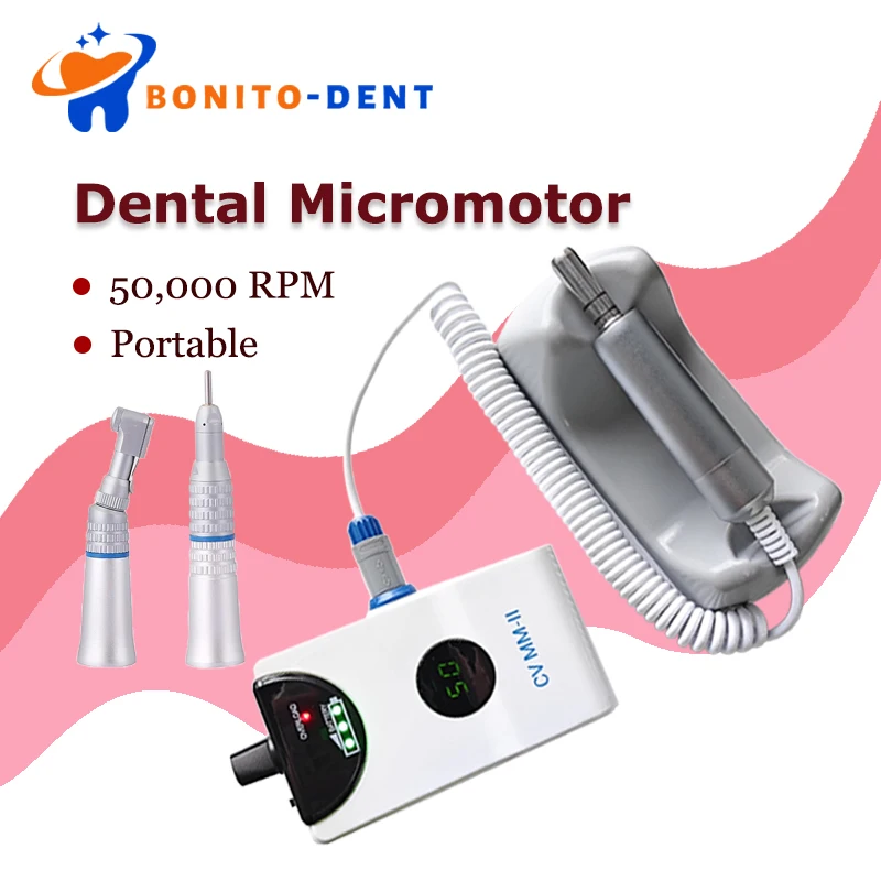 50000 RPM Surgical drill machine Micro Motor Dental Micromotor Brushless Hand Polishing Machine with Handpiece Teeth Whitening