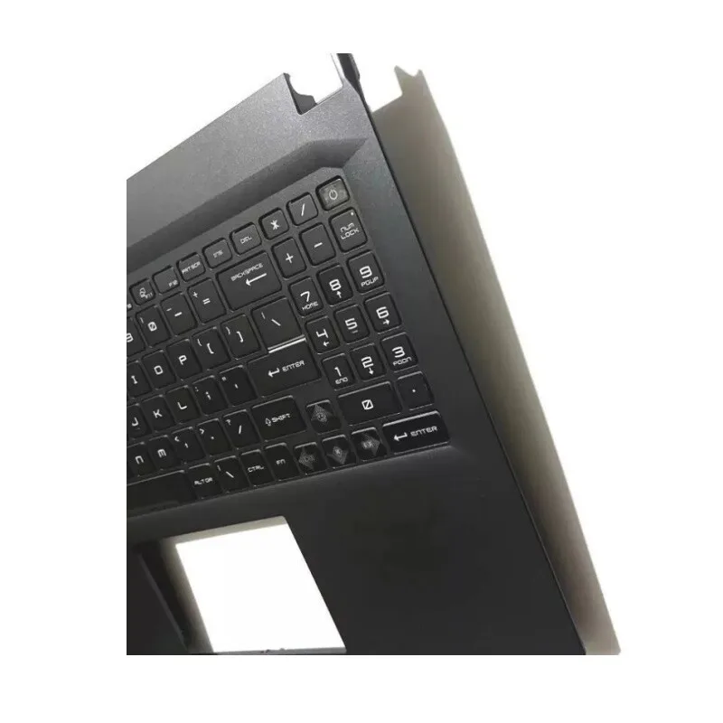 For MSI Cyborg 15 Air A12V MS-15K1 Upper Case Palmrest Cover US Backlit keyboard