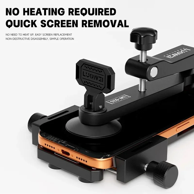 LUOWEI LW-025 Screen Separator Tool for Quick Disassembly, No Damage LCD Back Cover Opener for Mobile Phone Repair Fixture