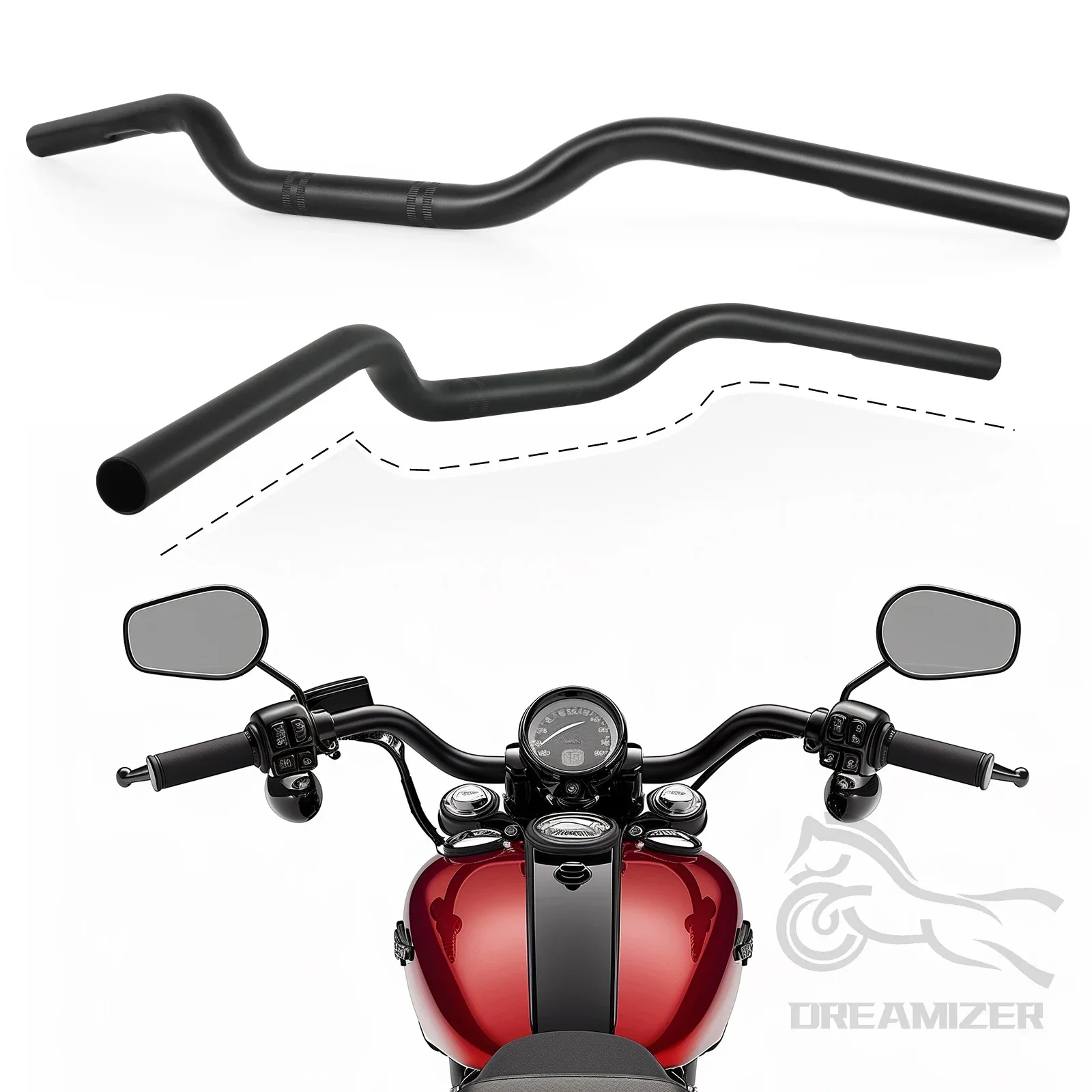 Universal Motorcycle Handlebar 7/8