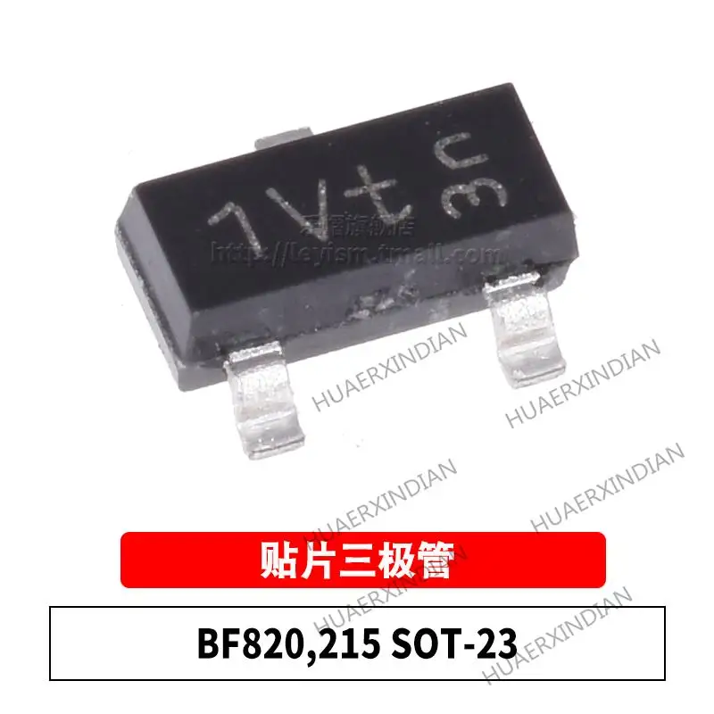 10PCS New and Original   BF820,215 SOT-23 1Vt NPN 300V/50mA