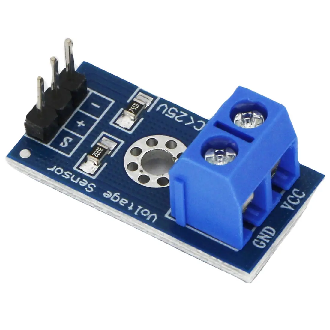 DC 0-25V Standard Voltage Sensor Module Smart Electronics Test Electronic Bricks Smart Robot Terminal Sensor for Arduino