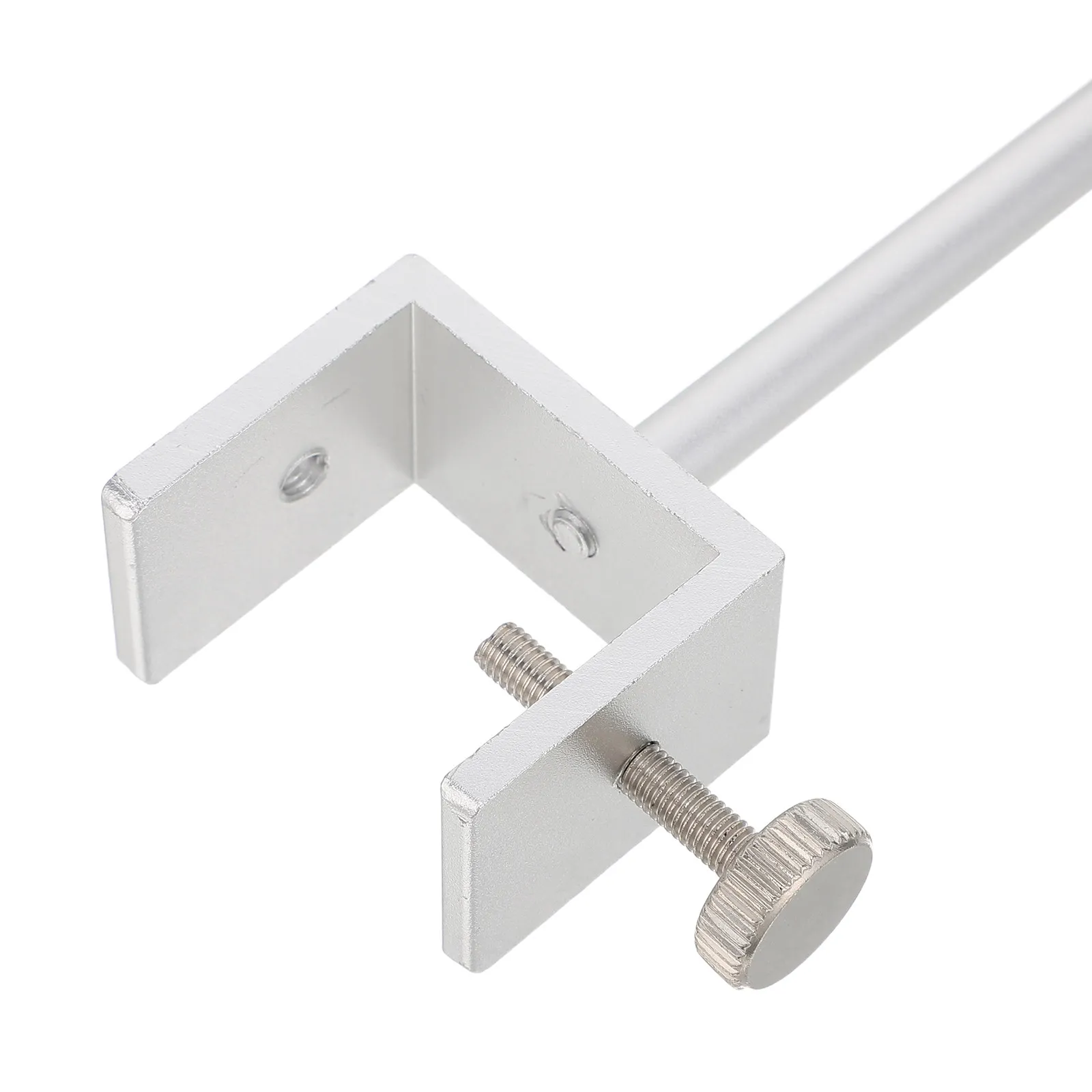 Aluminum Alloy Sign Holder Clamp Clip on Adjustable for Clothing Price Tags Vendor Booth Store Advertising Supplies Silver view 3