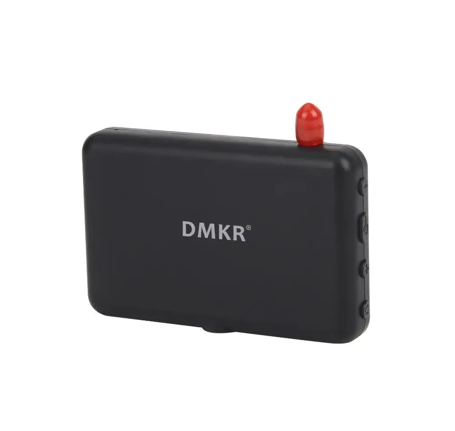 DMKR Micro 5.8G 40CH 3 inch FPV LED Monitor 480x320 Mini Handheld Display 16:9 Build-in 3.7V 800mAh Battery For RC Car FPV Drone