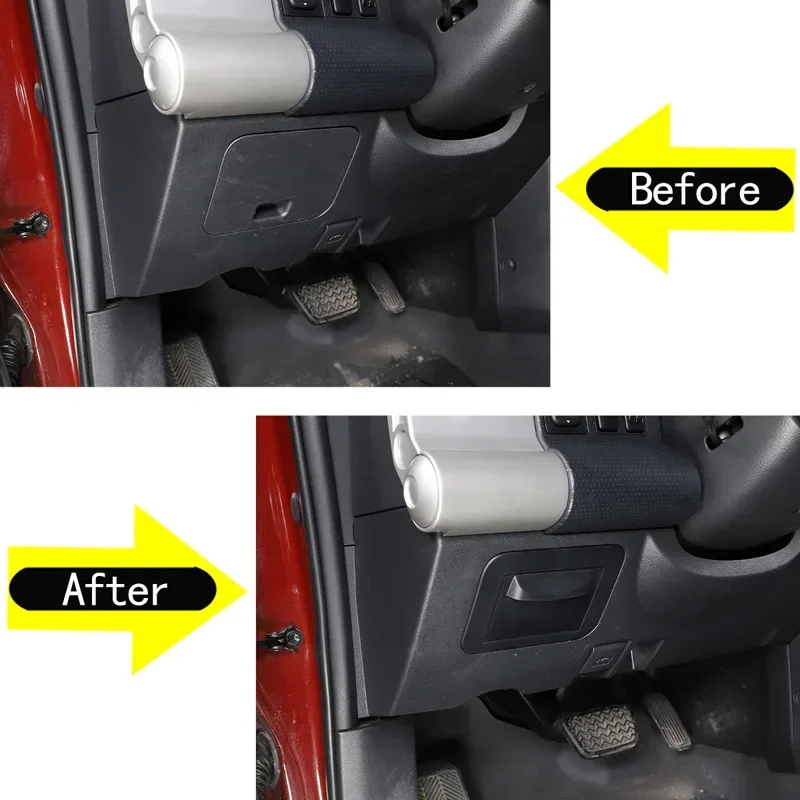 

1Pcs For 2007-2021 Toyota FJ Cruiser ABS car styling car driving Position fuse multifunctional storage box interior accessories