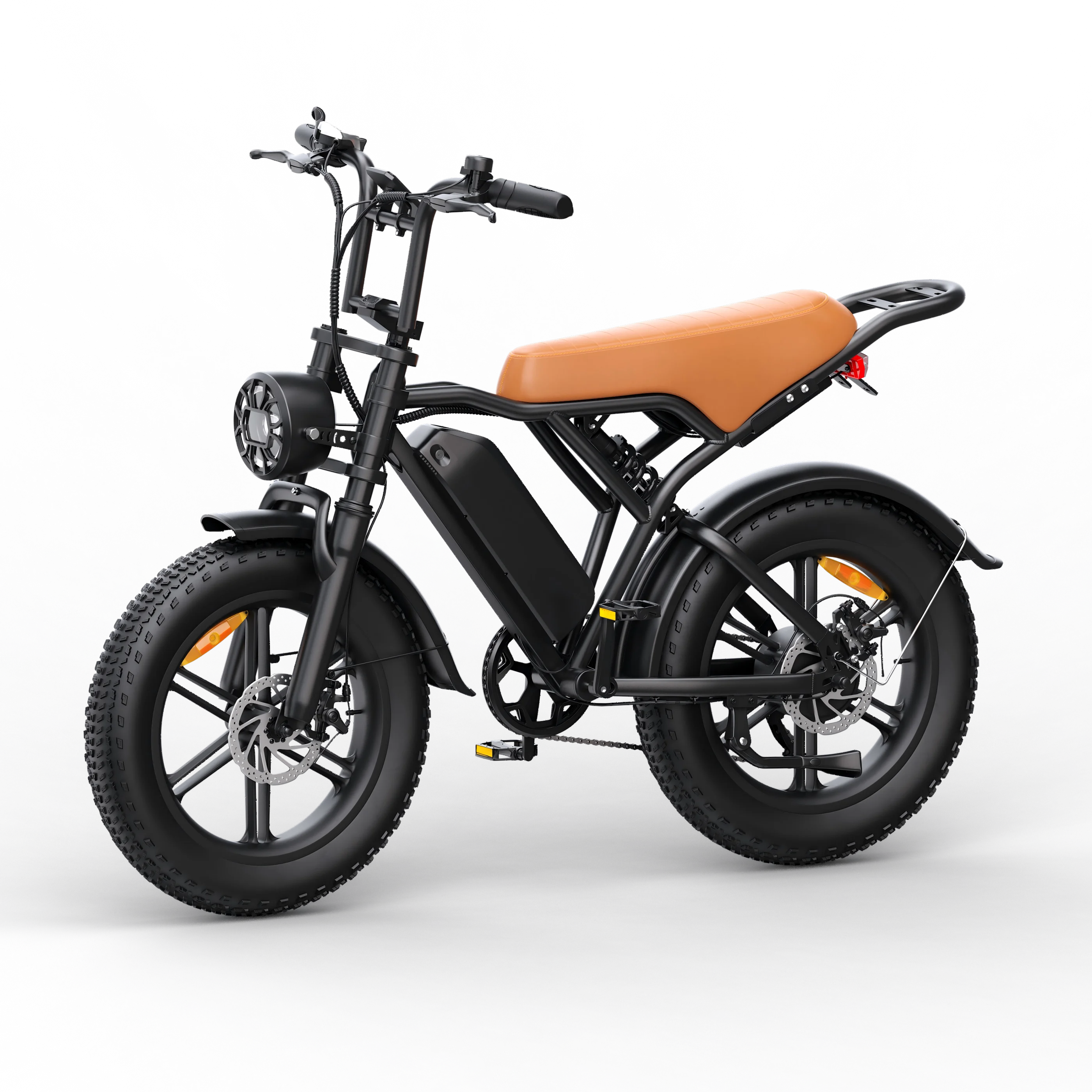 Elektro-Mountainbike für Erwachsene 250W Bürstenloser Motor 48V15.6Ah Lithium-Akku 20*4.0 Zoll Fat-Reifen für Mountain- und Straßenfahrrad