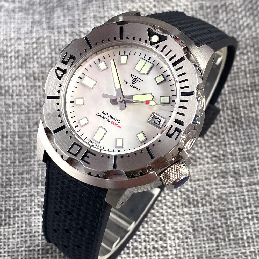 流行のメンズ自動巻き時計,42mm,サファイアガラス,耐水性,スチール,時計,ダイヤル,ビジネス,300m