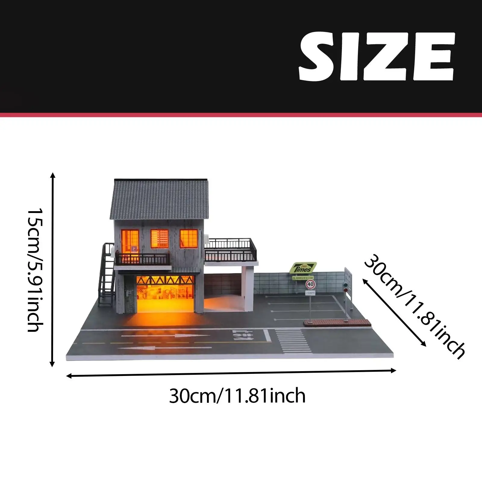 1/64 Parkeerplaats Ondergrondse Garage Antislip Realistisch Modelbouw Model Auto Diecast Garage voor Diecast Auto Voertuig Scène Speelgoed