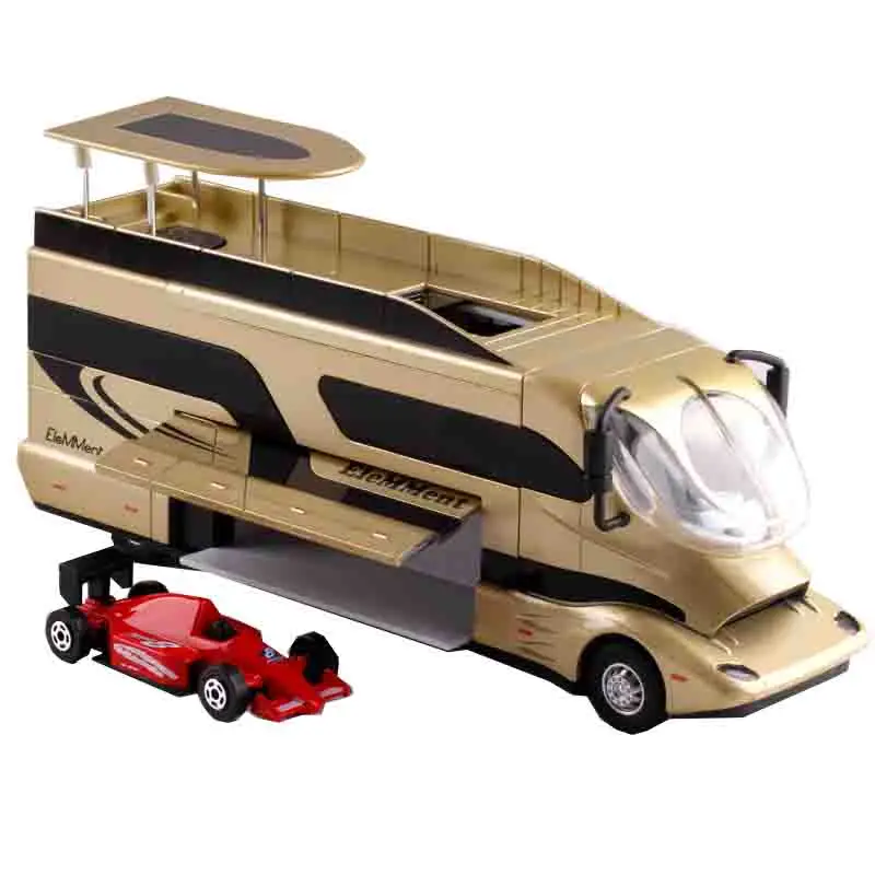 Wohnmobil-Freizeitfahrzeug-Modellspielzeug aus Metall, Camper-Van, Reisemobil, Touring-Auto, Luxus-Modell mit Ton und Licht, Geschenk für Kinder – Detail 8