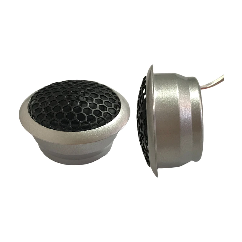 1.4KHz-30KHz 25mm-Voice coil Silk Dome Aluminum shell RMS Power 15W 4Ω 92DB Neodymium magnet 2inch Car Audio Tweeter speaker