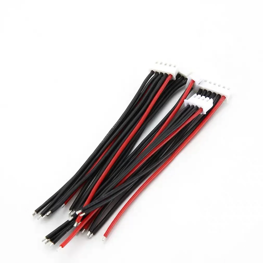 5pcs/lot 1S/2S/3S/4S/5S/6S/8S 22AWG RC Lipo Battery Balance Charger Cable 10CM For IMAX B6 B8 Balance Charger RC Model