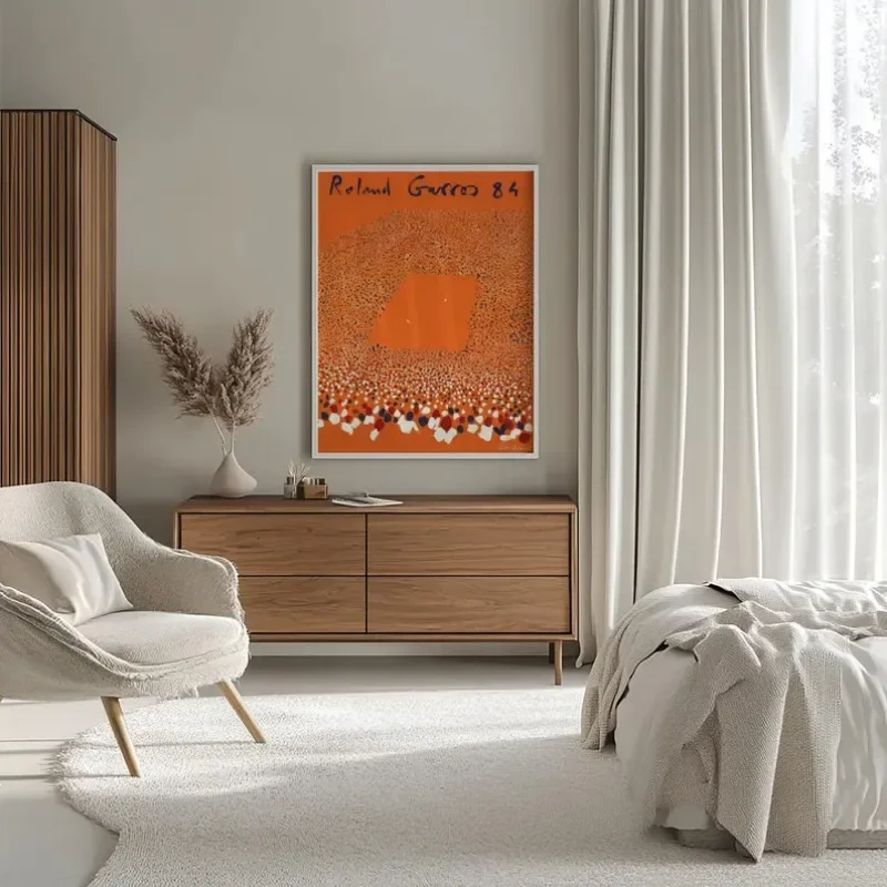 Contemporary Tennis Game Poster Vintage R-Roland G-Garros French Open Canvas Painting Wall Art for Living Room Home Decoration