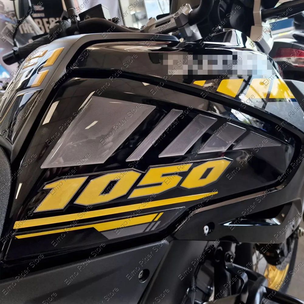 Autocollant de protection en résine pour moto Suzuki V-Strom 1050 XT 2022, gel 3D, kit de décalcomanies, tampon précieux