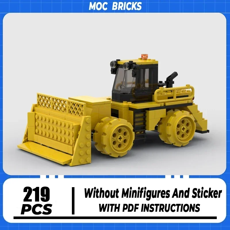 

Moc Building Blocks Engineering Vehicle Series Model Technology Brick DIY Landfill Compactor Assembly Toy Holiday Gifts