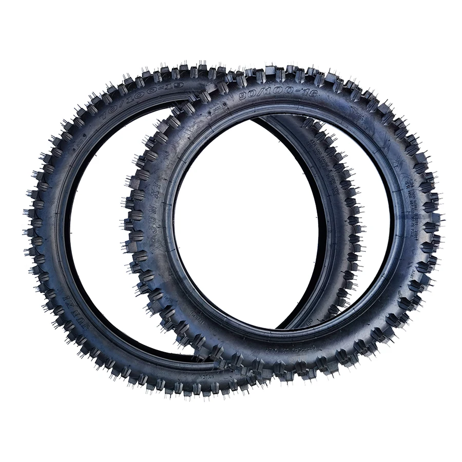 90/100-16 Rear 70/100-19 Front Wheel Tire Deep Teeth Tire Tyre For Chinese Kayo BSE Dirt Pit Bike OffRoad Motorcycle